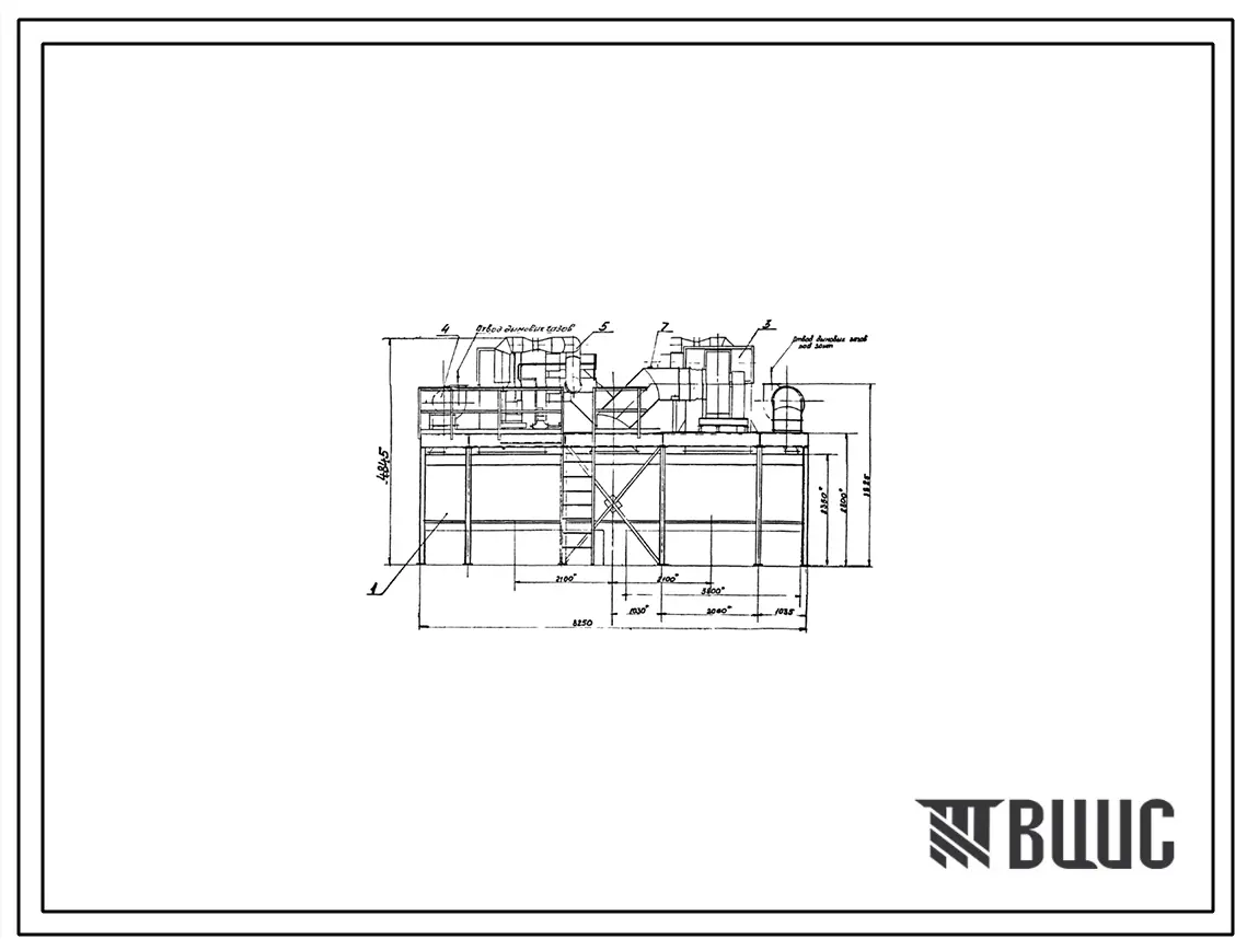 Проект 58529 Сушило горизонтальное проходное на газе для литейных полуформ размером 3,0х2,5х0,9 м