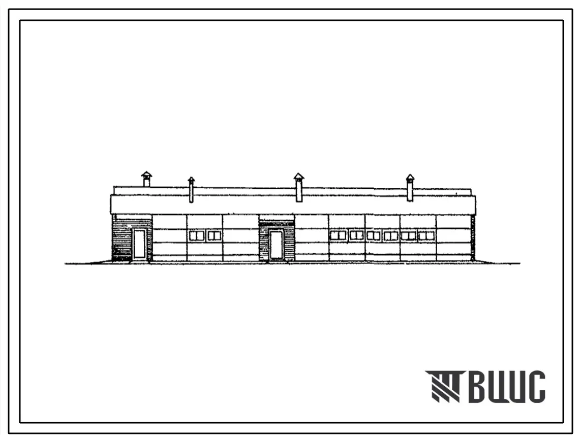 Типовой проект 807-100 Пункт искусственного осеменения овец с баранником на 100 баранов романовской породы