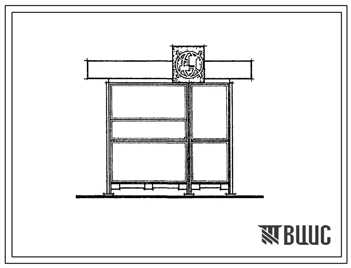 Типовой проект 310-1-10  Киоски (киоск «Бакалея»)и павильоны торгово-бытового обслуживания из сборных конструкций заводского изготовления.