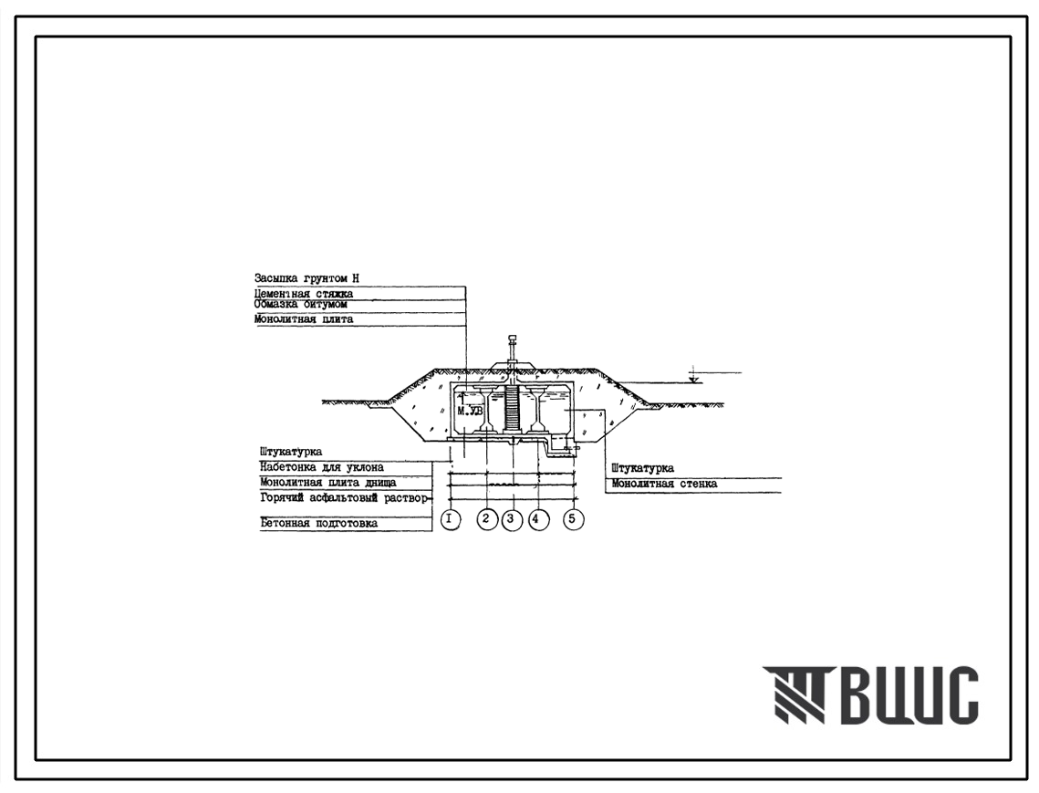Типовой проект 901-4-50с Резервуар для воды емкостью 250 м3 цилиндрический из монолитного железобетона. Сейсмичность 8, 9 баллов.