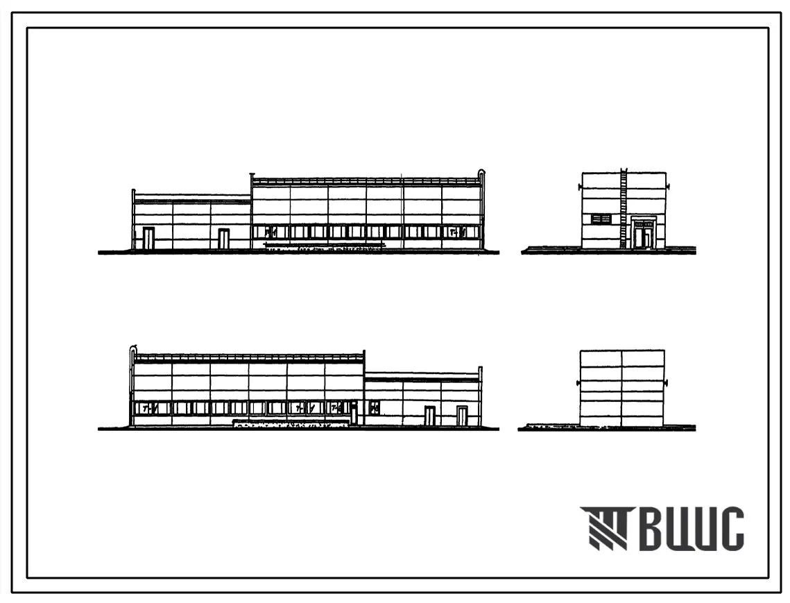 Типовой проект 901-2-74 Насосная станция оборотного водоснабжения производительностью 4000 м.куб/час с двумя группами насосов