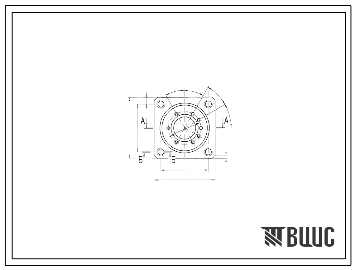 Шифр СЦЗ-6,3.220.001 Фланец промежуточный СЦЗ-6,3.220.001