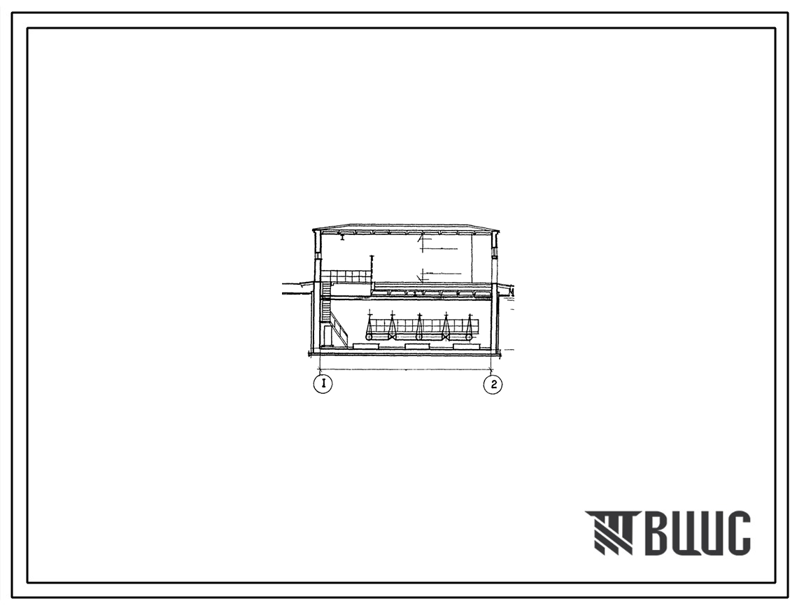 Типовой проект 901-2-13 Насосная станция заглубленная производительностью от 200 до 1000 л/сек. С низковольтными двигателями