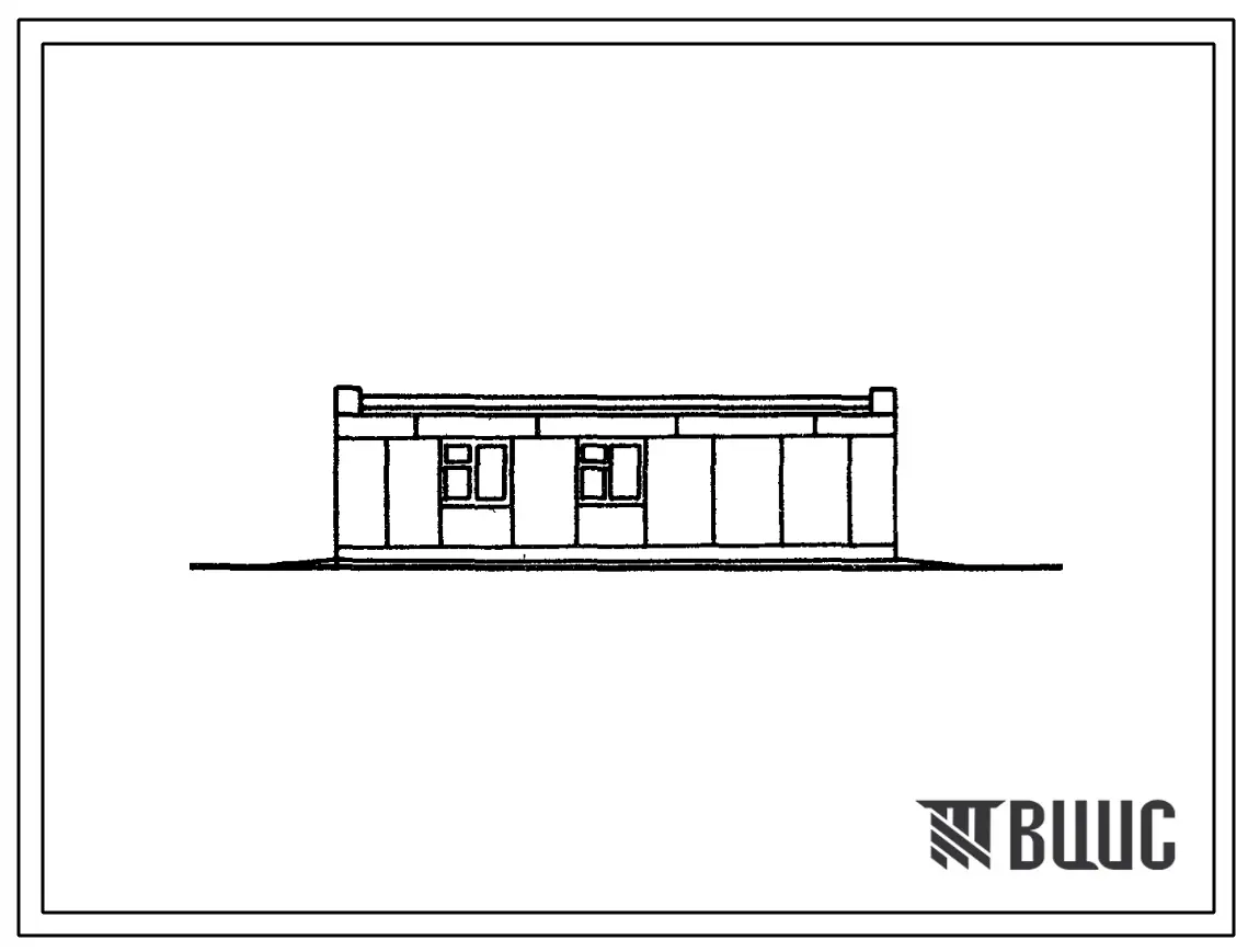 Типовой проект 183-52-143с 1-этажный 1-квартирный 5-комнатный жилой дом.