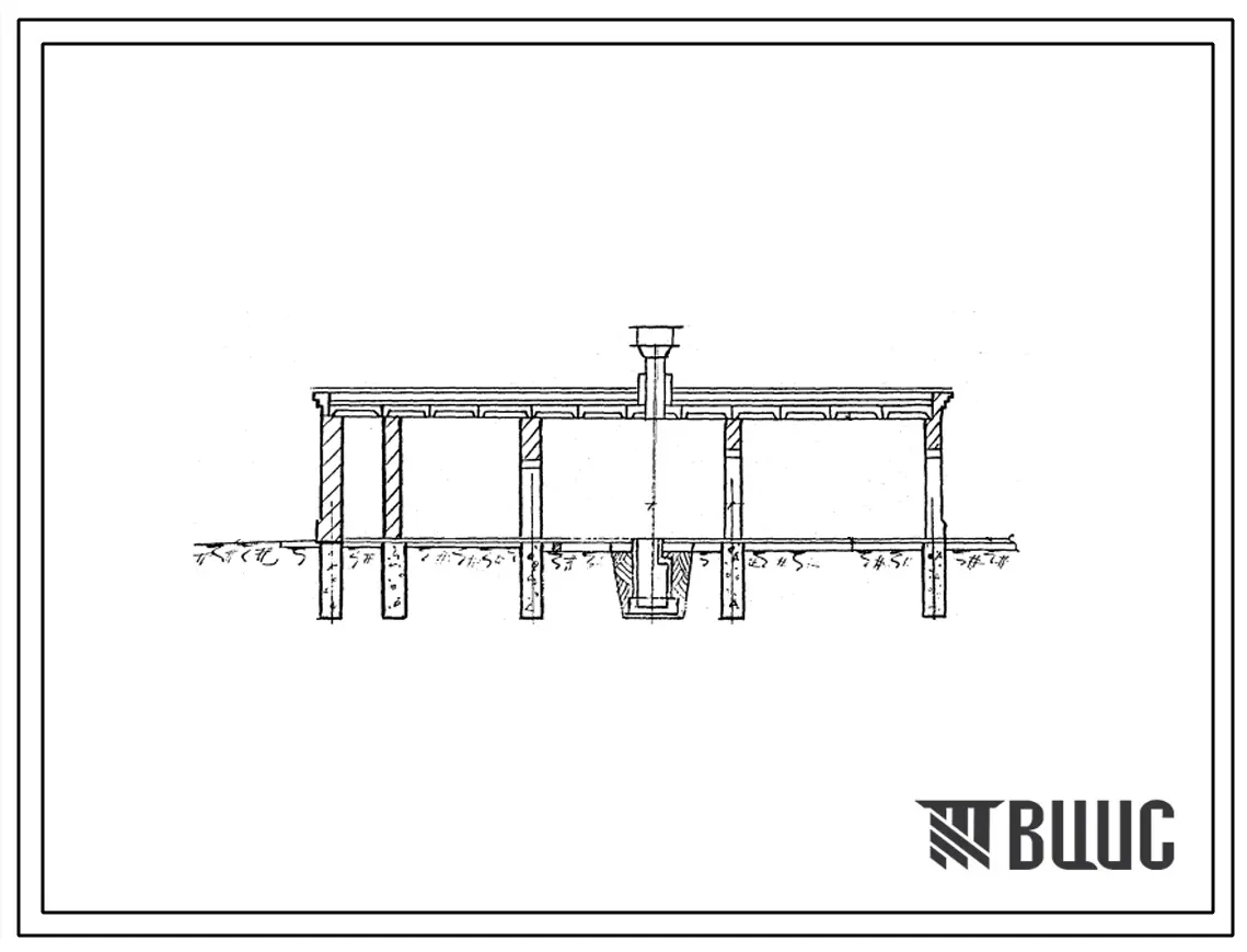 Типовой проект 4-01-75 Сливная станция для шахт производительностью 1,5  1,8 млн.т угля в год для условий Кузнецкого и Карагандинского угольных бассейнов, тип СС-63.