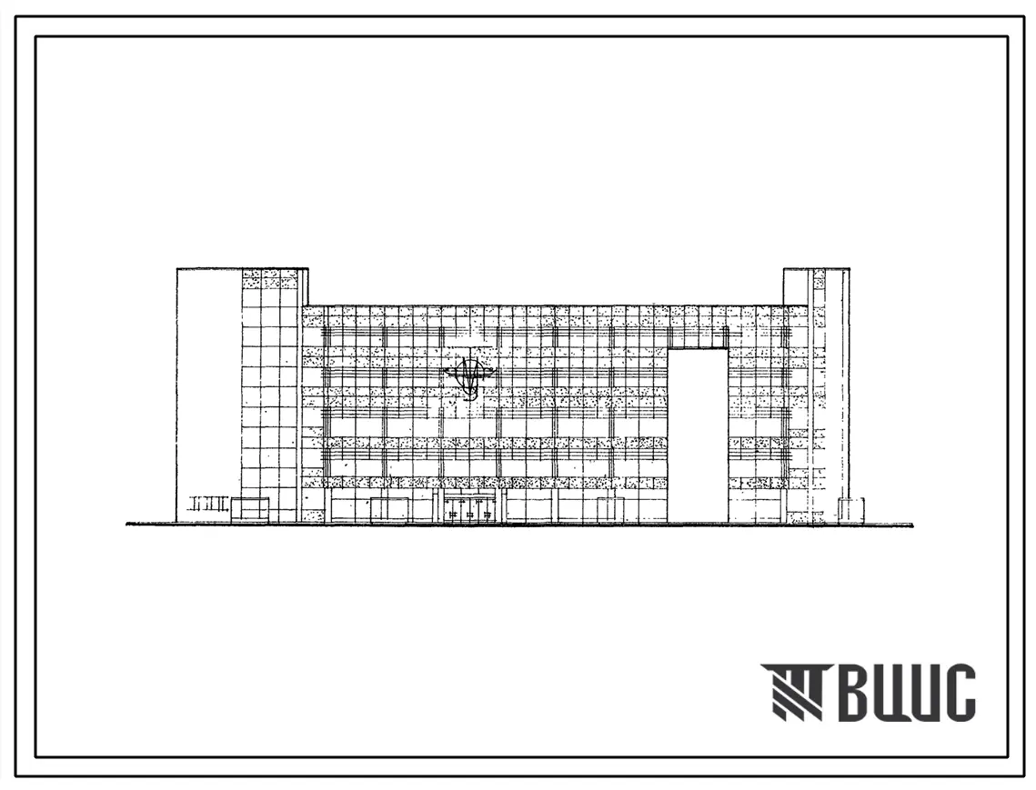 Типовой проект 272-11-3 Универмаг на 304 рабочих места для строительства во 2 и 3 строительно-климатических зонах.