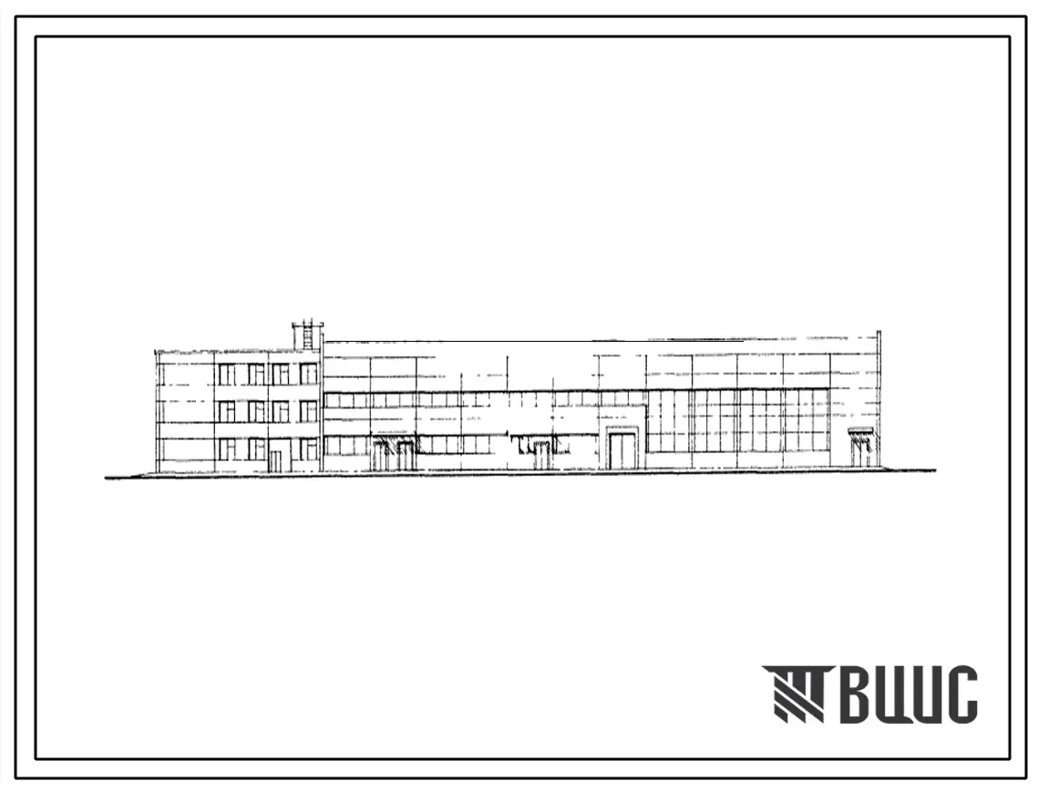 Типовой проект 405-6-1  Цех пресс-изделий на 50 прессов.