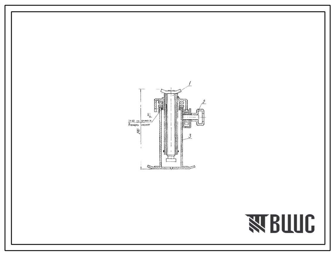 Шифр ДВ-00.00.00 Домкрат винтовой ДВ-00.00.00