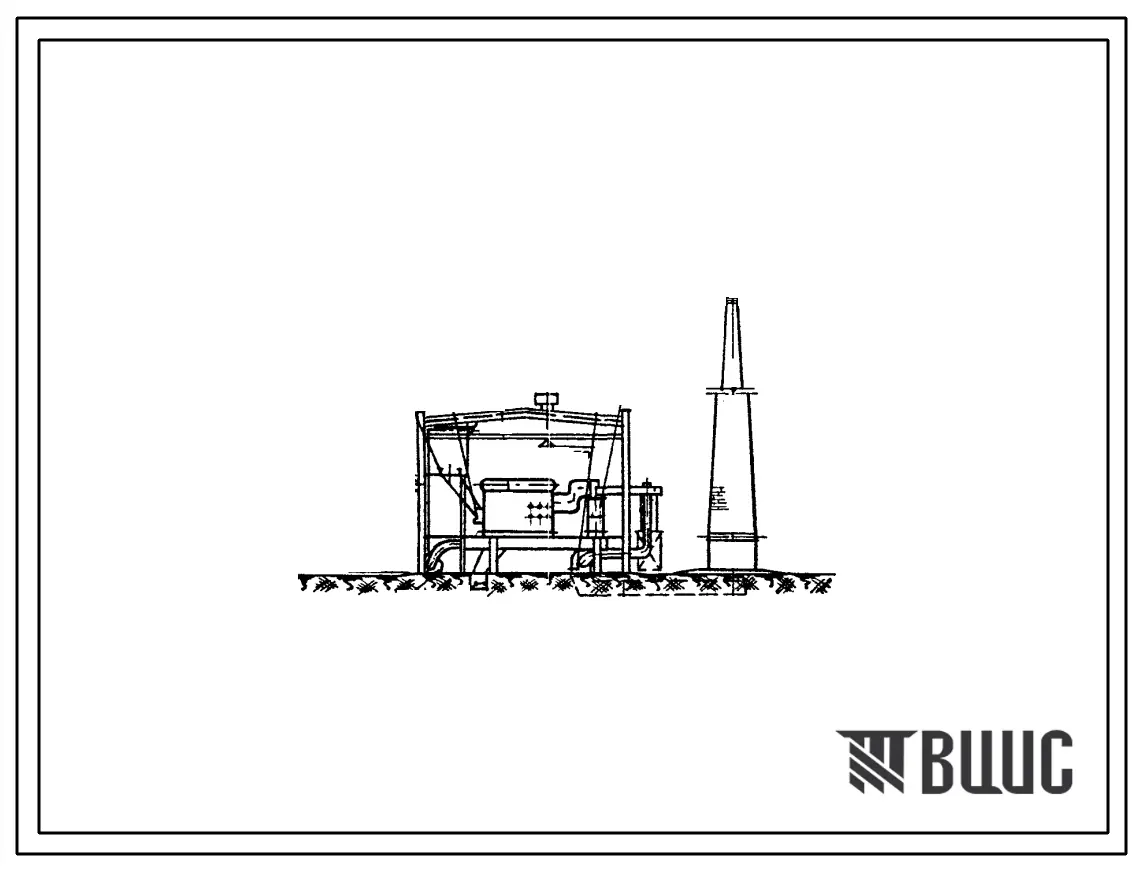 Типовой проект 903-1-50 Котельная с тремя котлами ДКВР-4-13 (закрытого типа). Топливо-антрацит, каменные и бурые угли. Теплоноситель  вода и пар.
