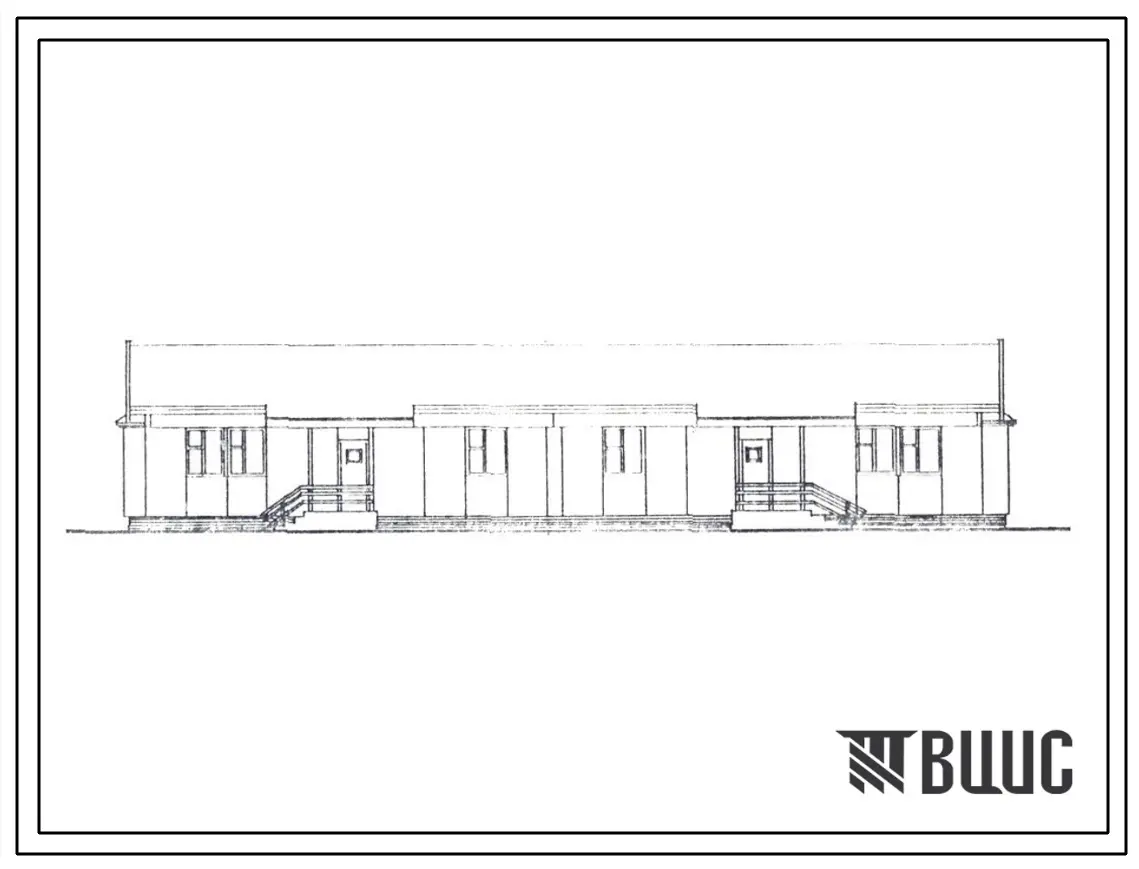 Типовой проект 183-115-128.85 Дом на 2 трехкомнатные квартиры. Общая площадь 124 м2 (СТЕНЫ ИЗ АРБОЛИТОВЫХ БЛОКОВ, Перекрытия деревянные. Полное инженерное благоустройство. Ориентация свободная. Одноэтажные, Двухэтажные, Секционные дома Двухэтажные, Сейсми