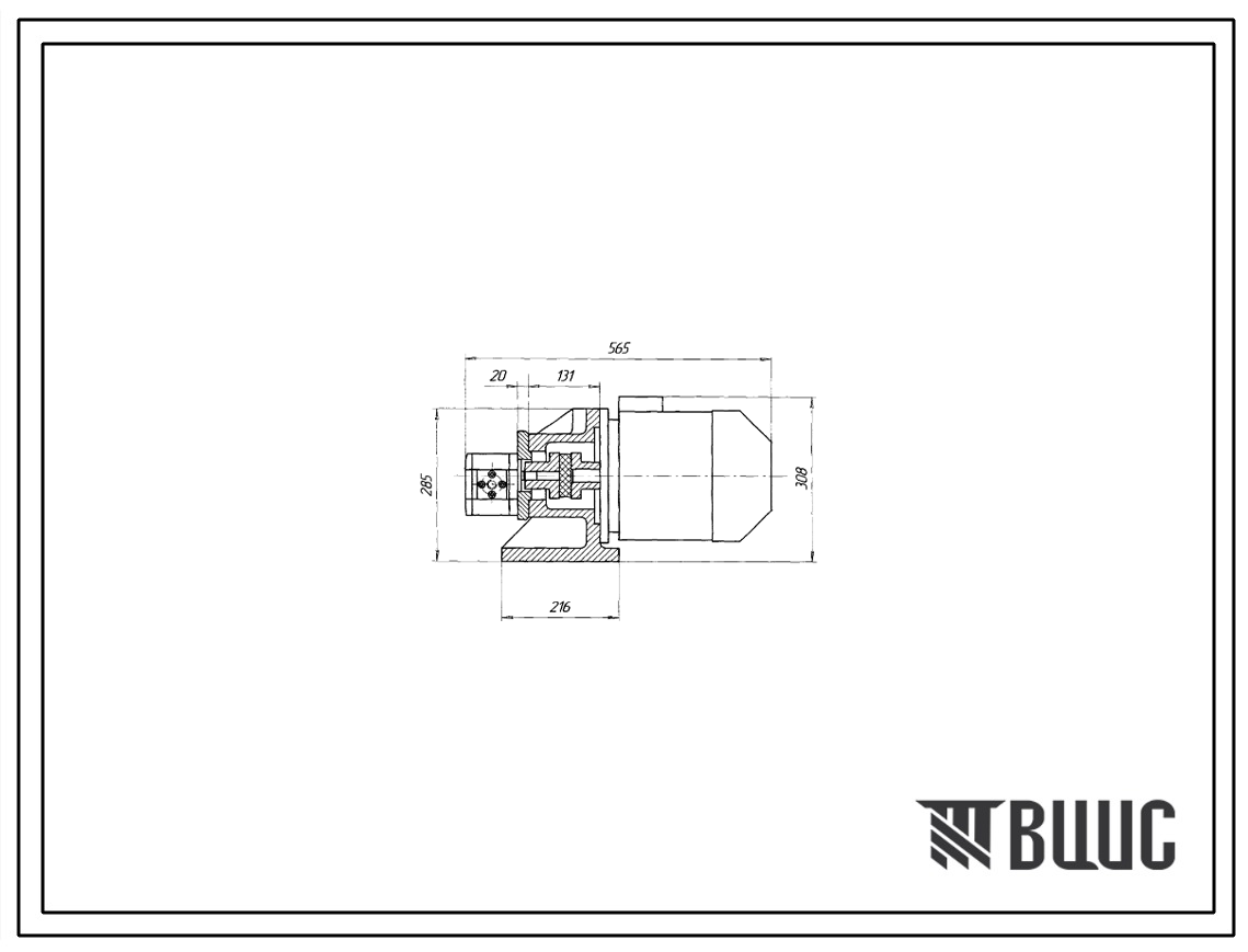 Шифр НА.НШ10.2,2.1000 Насосный агрегат  НА.НШ10.2,2.1000