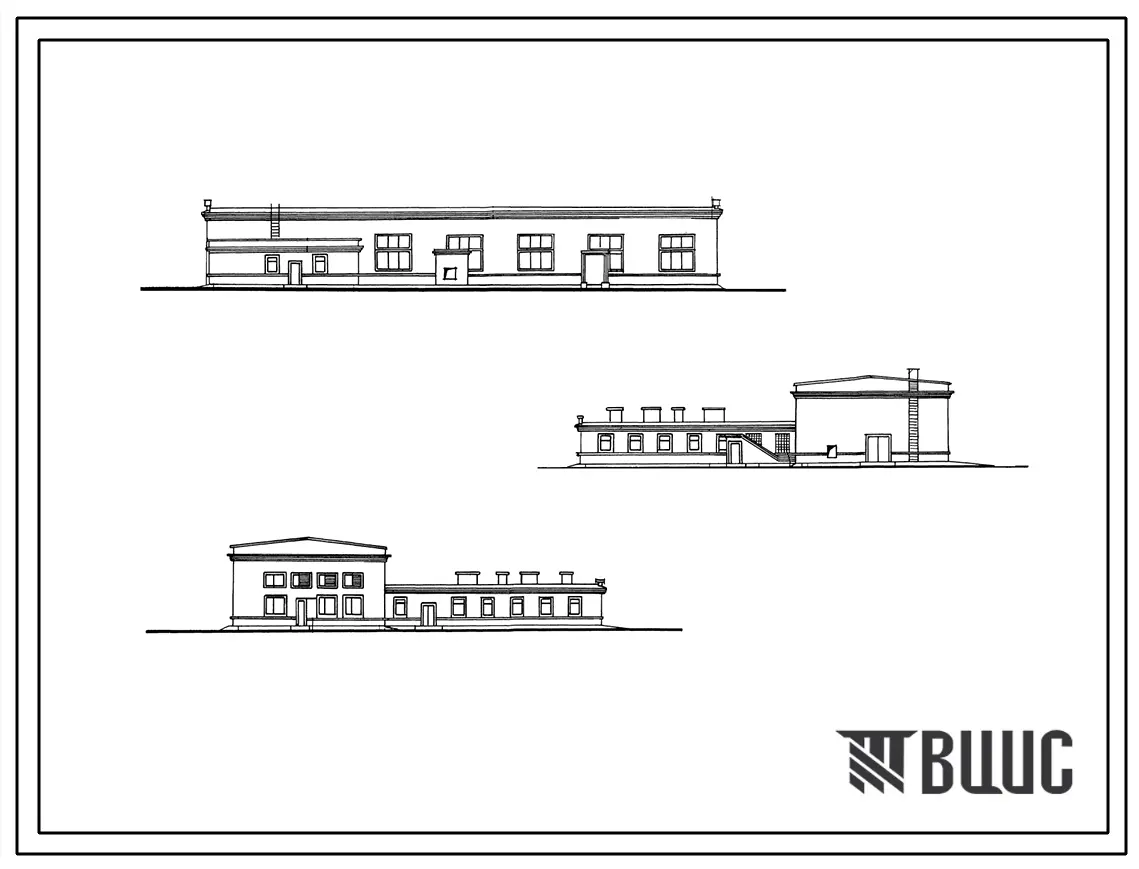 Типовой проект 411-2-143 Деревообрабатывающая мастерская по переработке 5000 м3 сырья в год. Стены кирпичные