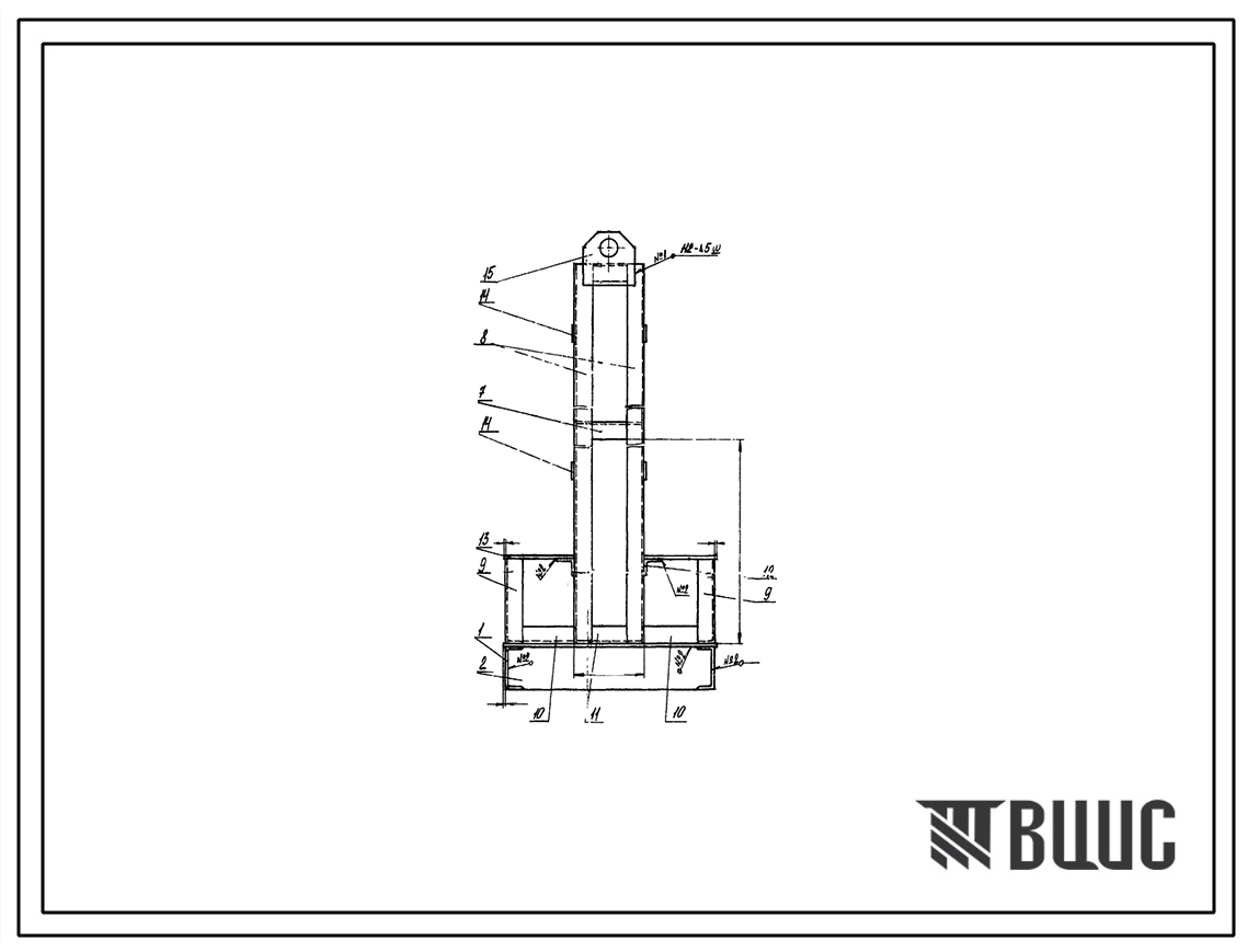 Шифр С250.ДП.210.000 Каркас С250.ДП.210.000