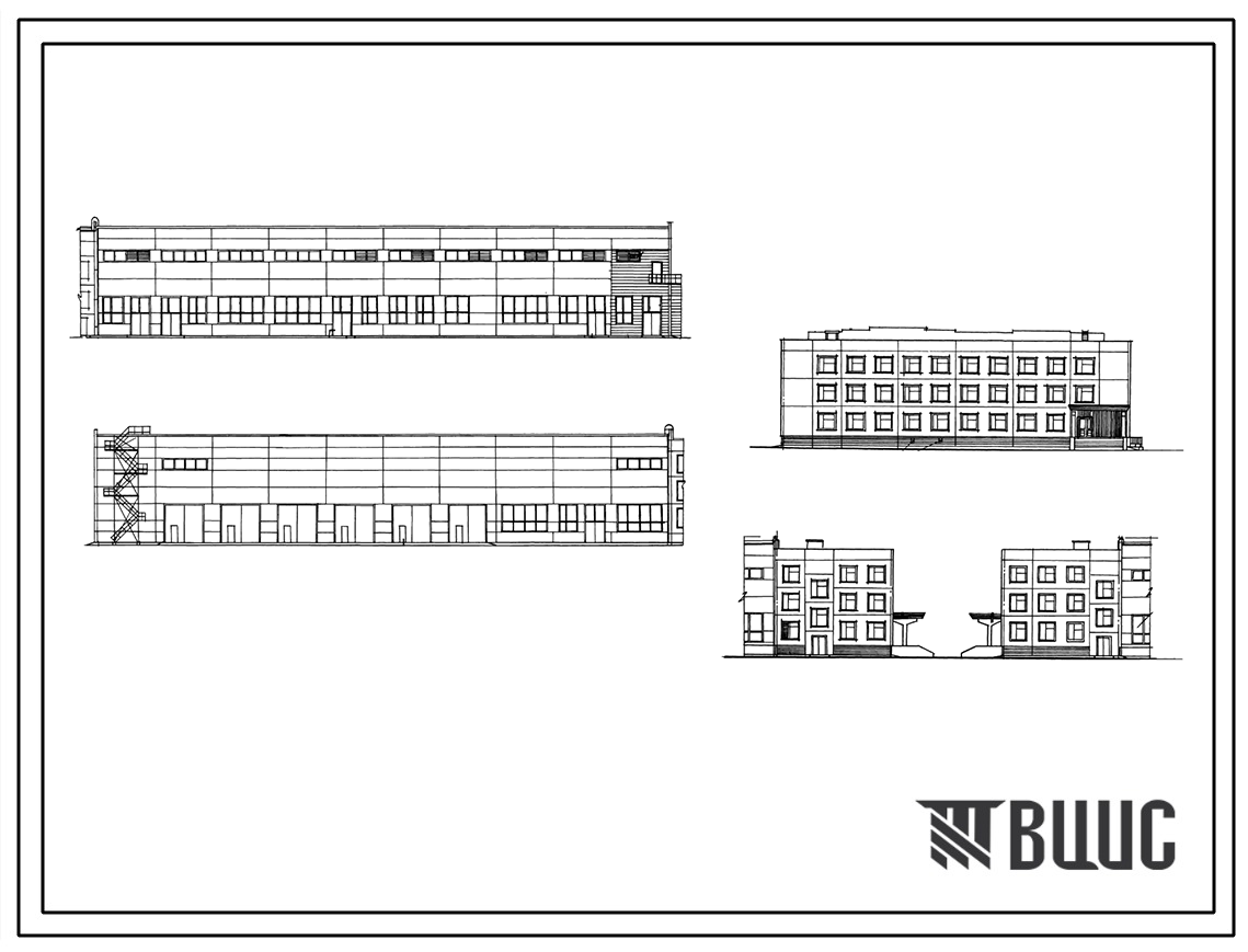 Типовой проект 409-14-75.88 Главный корпус базы технического обслуживания и ремонта 150 строительных машин с нормативной трудоемкостью работ 100 тыс.чел. в год