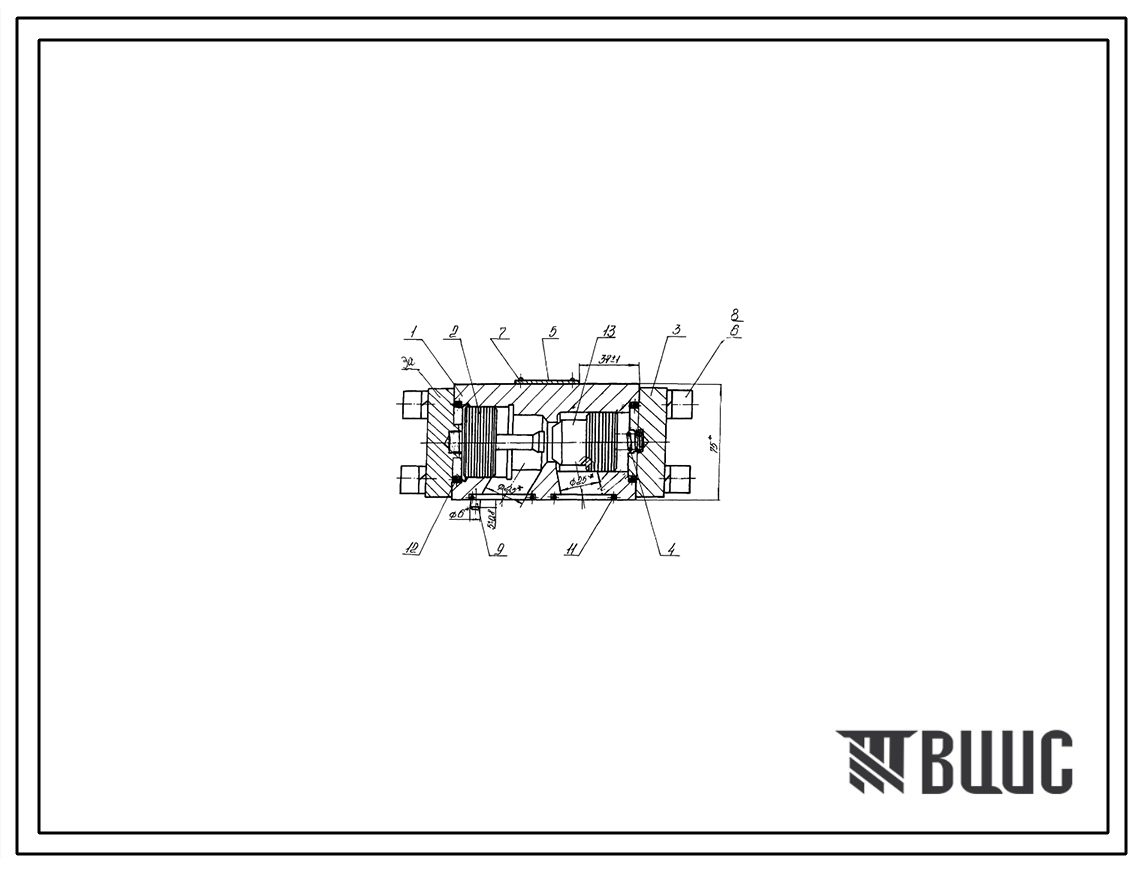 Шифр М-4КУ-32/320-00А Гидрозамок односторонний  М-4КУ-32/320-00А