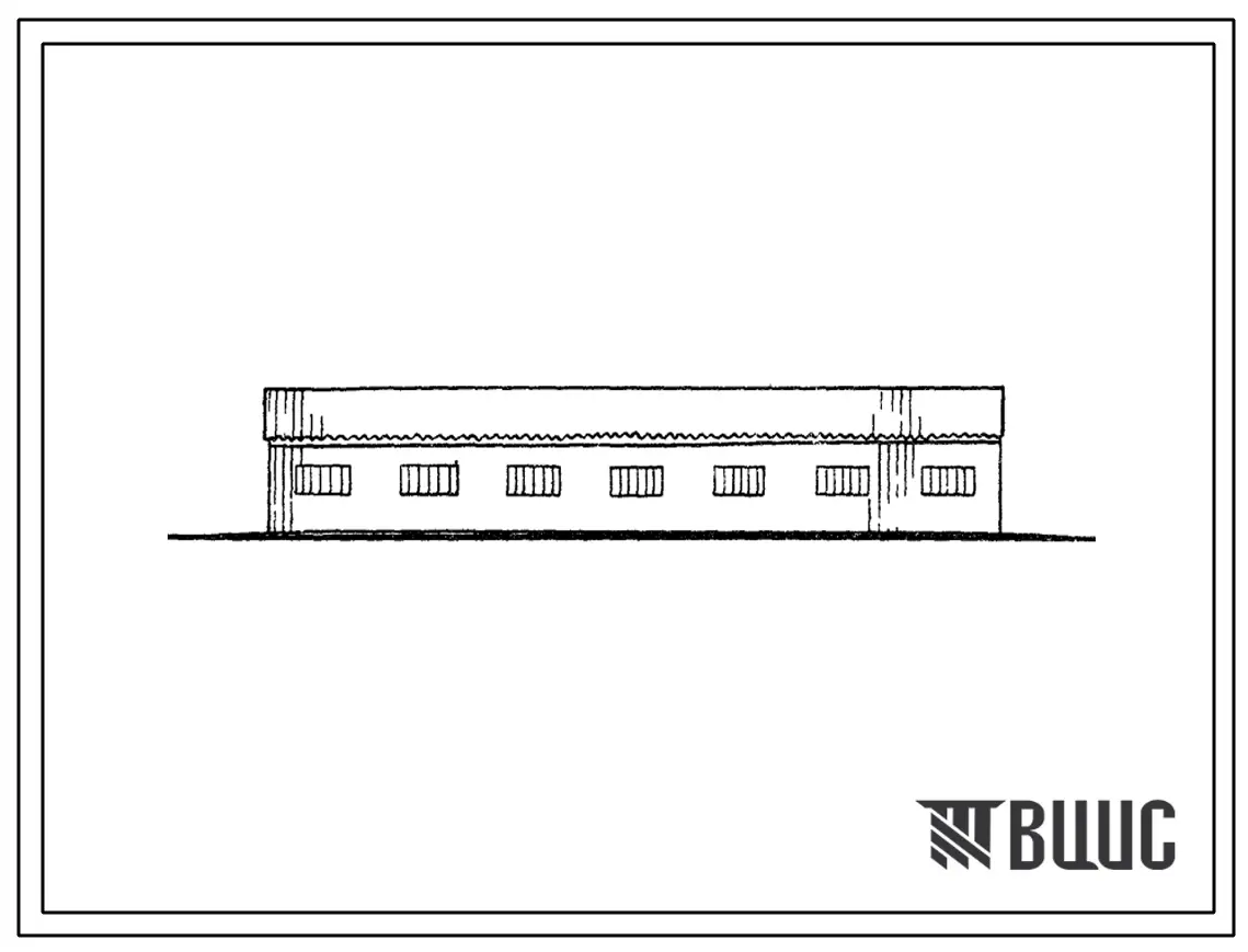 Типовой проект 817-167 Стоянка на 12 зерновых комбайнов.