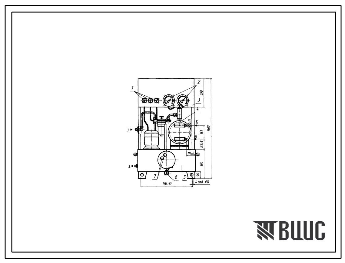 Шифр С100.ПРОМ-600.ПС Гидропривод С100.ПРОМ-600