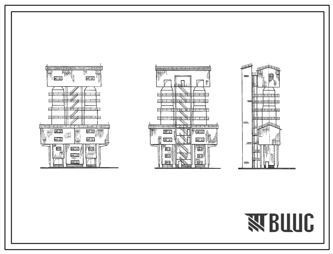 Типовой проект 409-22-25.87 Известковый цех с двумя шахтными печами производительностью по 100 т в сутки каждая, работающими на твердом короткопламенном топливе