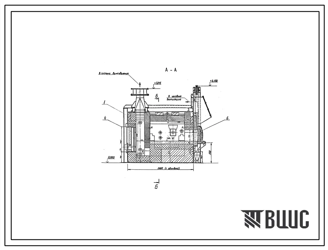 Проект 11789.03 Печь термическая камерная размерами пода 1,16х1,39 м на газе