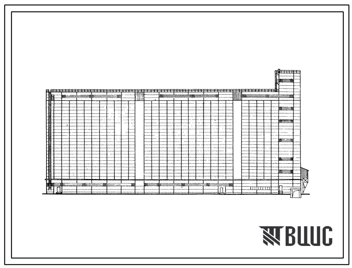 Типовой проект 702-14с Мельничный элеватор сборной конструкции типа МС-3х175-69.
