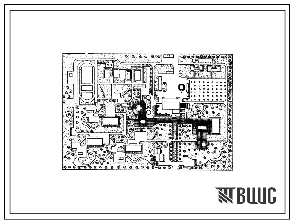 Типовой проект 242-05-71с Пионерский лагерь-база отдыха на 240/210 мест. Для строительства в районах сейсмичностью 7 и 8 баллов