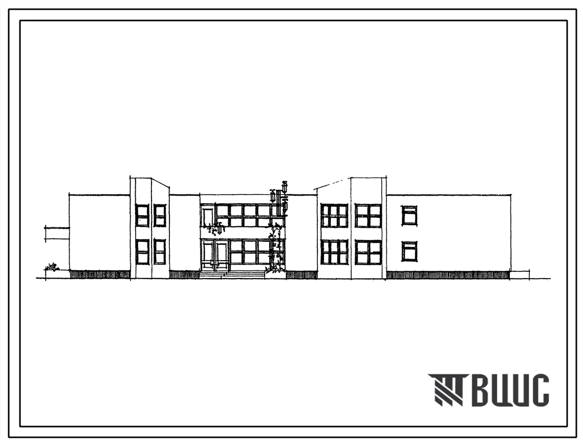Типовой проект 264-012-295.88 Клуб на 300 посетителей (зал на 200 мест), скооперированный с группой административных помещений