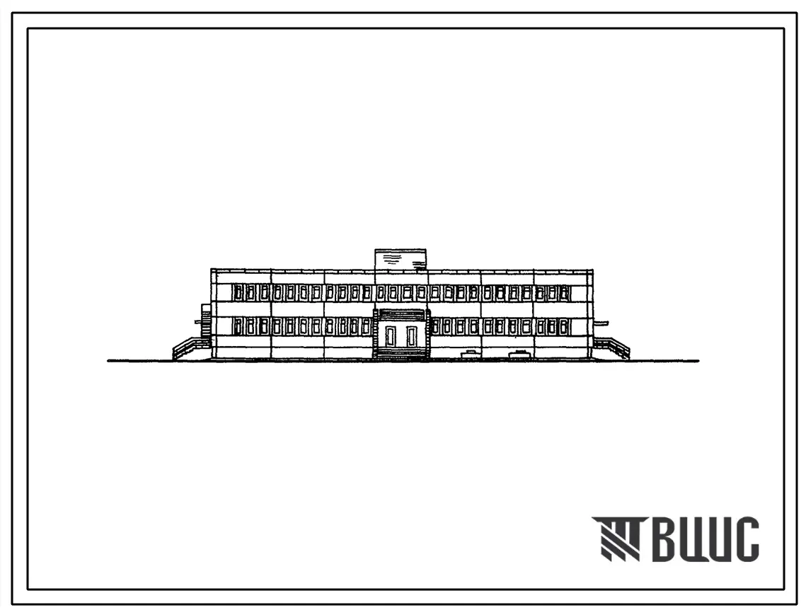Типовой проект 807-29-5.83 Главный корпус областного объединения «Зооветснаб» с товарооборотом до 10 млн. рублей в год