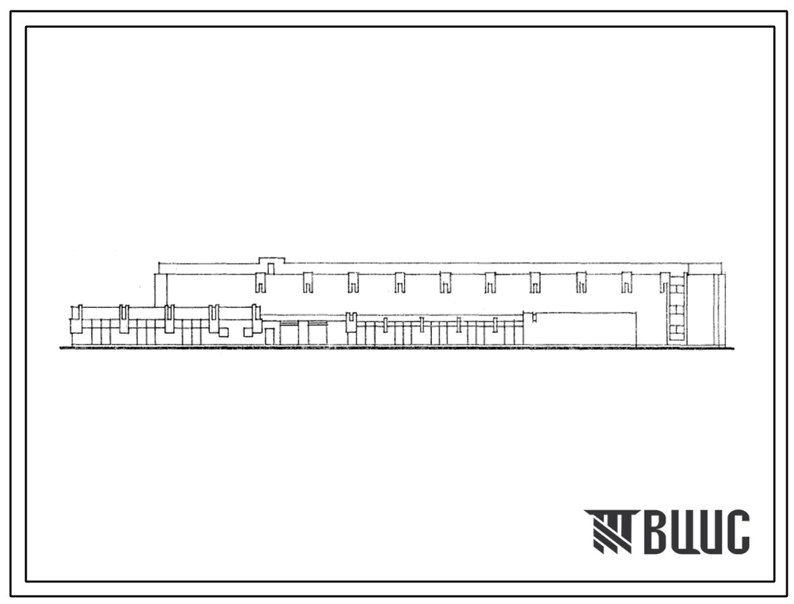 Типовой проект 503-2-31.13.88 Гараж на 283 легковых автомобиля с блоком обслуживания. Вариант б – здание с кирпичными стенами. Для Эстонской ССР