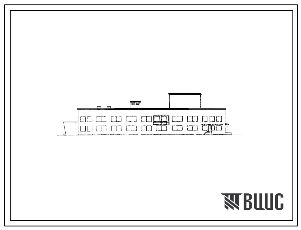 Типовой проект 262-12-48с Клуб с залом на 600 мест. Для строительства в III и IV строительно-климатических зонах, в районах с сейсмичностью 8-9 баллов. (Для 5 проектно-строительной зоны).
