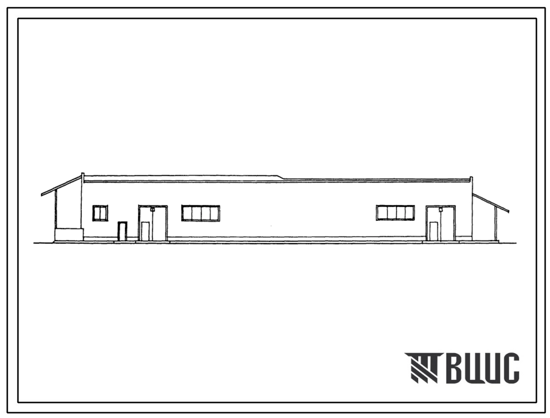 Типовой проект 709-4-5.88 Склад для хранения материально-технических ценностей вместимостью 250 т в деревянных конструкциях с кирпичными стенами.