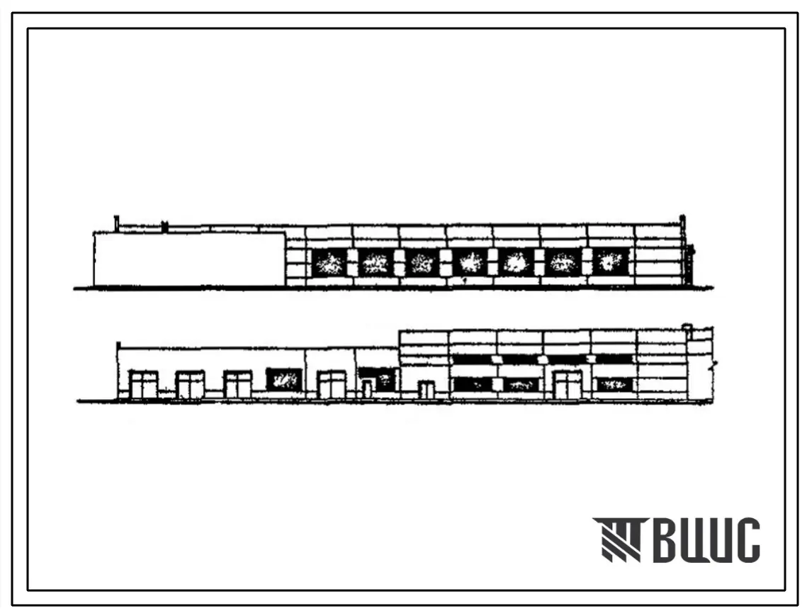 Типовой проект 503-1-78.90 Производственный корпус автотранспортного предприятия “Агропромтранс” на 200 грузовых автомобилей