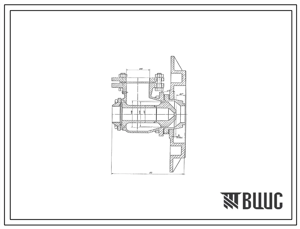 Проект Н6073 Горелка дутьевая унифицированная прямоточная для низкокалорийных газов , длиннофакельная , производительностью 0,25 Гкал/ч ГДУП-0,25-Н3