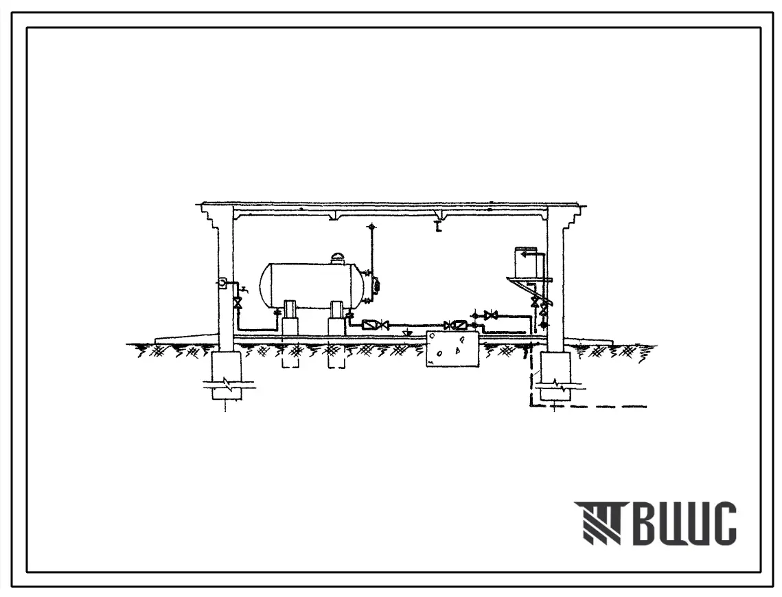 Типовой проект 901-2-53 Автоматические насосные станции противопожарного водоснабжения производительностью 100, 135, 150, 200 и 300 м3/час для спринклерных, дренчерных и специальных установок высокого давления.