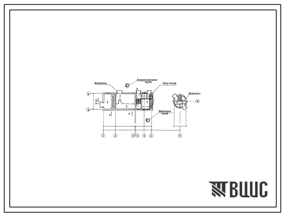 Типовой проект 902-1-15 Насосная станция для перекачки взрывоопасных сточных вод заводов СК на 2 агрегата с насосами 2 1/2 при глубине заложения подводящего коллектора 5,0 и 7,0 м
