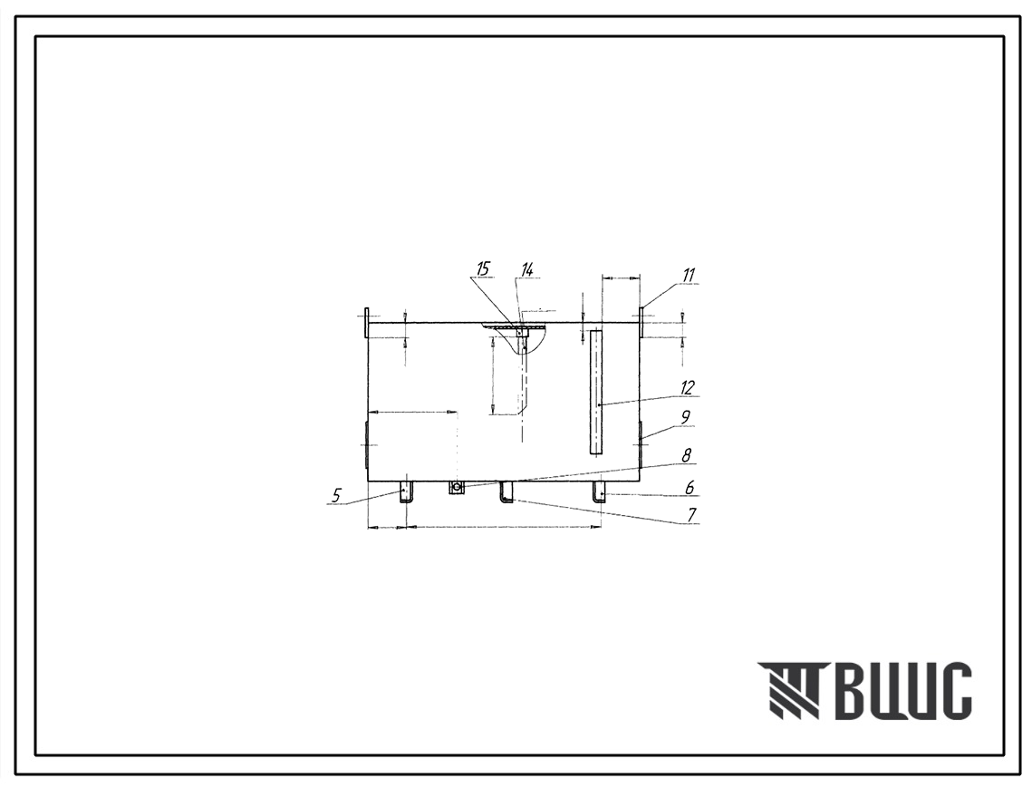 Шифр СС1000.26.05.100.00 Гидробак  СС1000.26.05.100.00