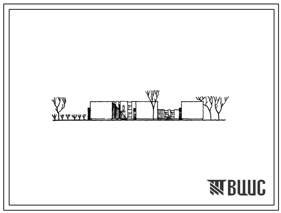 Типовой проект 214-2-156с Детские ясли-сад на 320 мест (со стенами из кирпича). Для строительства в IВ климатическом подрайоне, II и III климатических районах сейсмичностью 7 и 8 баллов.