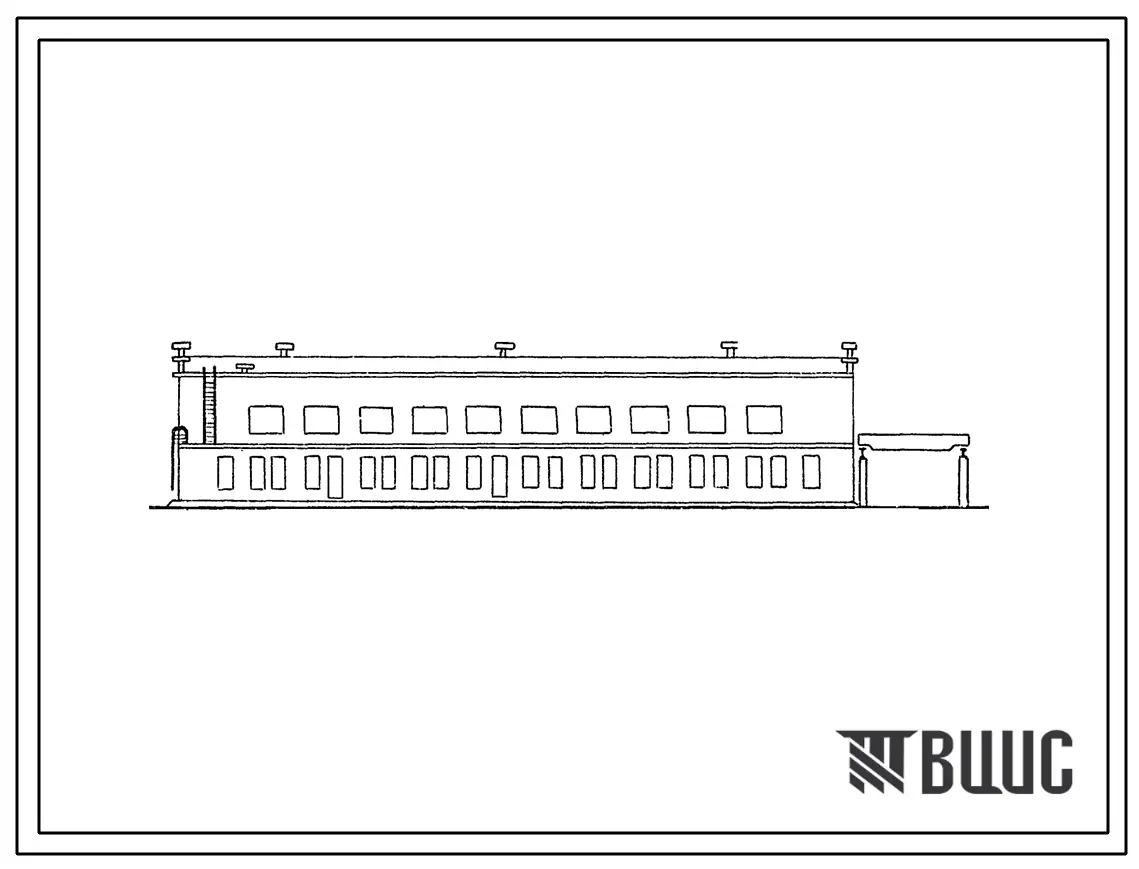 Типовой проект 5-01-311  Электровозо-вагонное депо колеи 1524 мм на 55 электровозов и 385 вагонов (9 стойл).