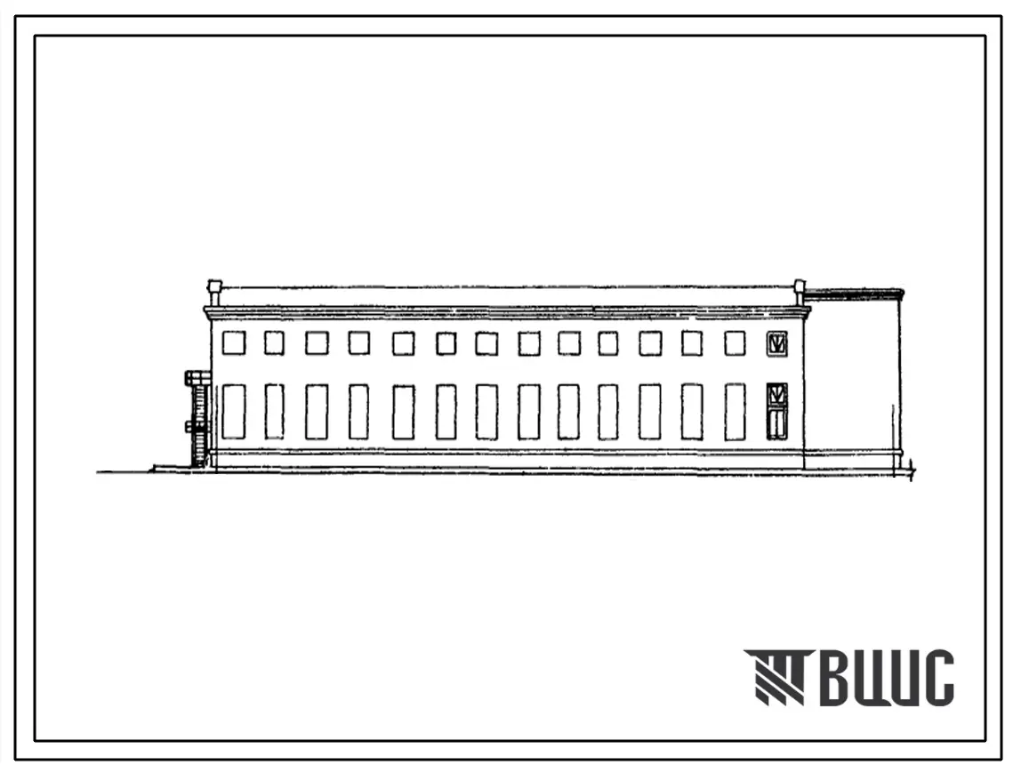 Типовой проект 816-93 Центральная ремонтная мастерская для хозяйств с парком на 50 тракторов.