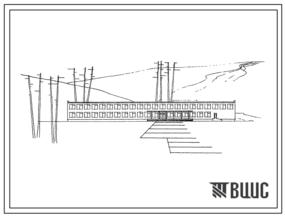 Типовой проект 224-1-10 Универсальная школа на 8 классных помещений.