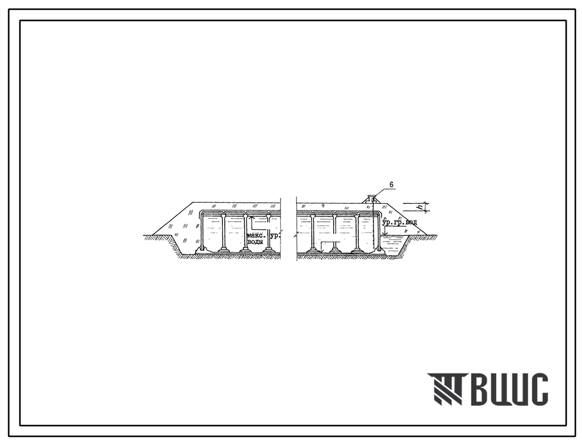 Типовой проект 901-4-75.83  Резервуары для воды прямоугольные железобетонные сборные емкостью от  5000 до 11000 м3 (проект переведен в формат DWG)