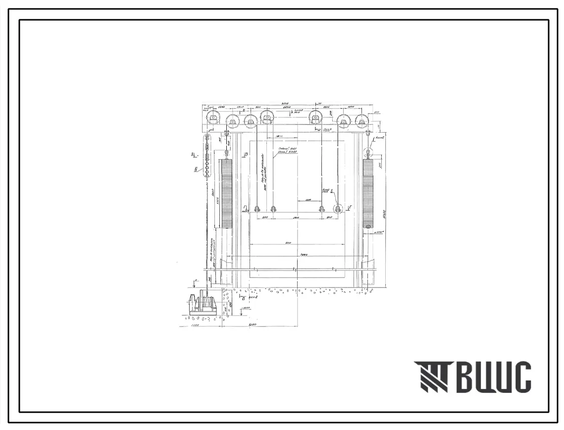 Проект 10223.04 Печь термическая с выкатным подом размером 4,6х6,0 м, для отжига на мазуте