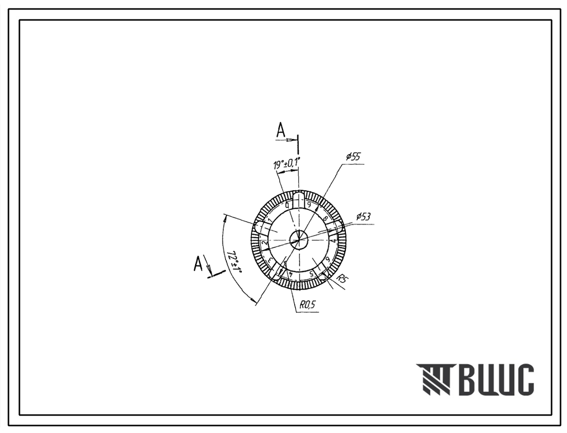 Шифр МПГ55-12-100Б Лимб МПГ55-12-100Б