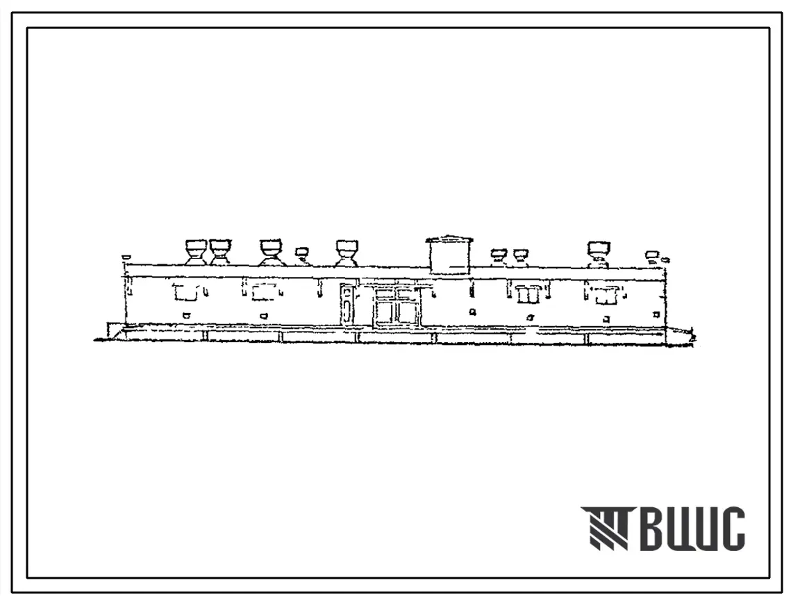 Типовой проект ХФ-69 (21-36-КК) Продовольственный склад воинской части на 200 т продовольствия, 200 т картофеля и овощей