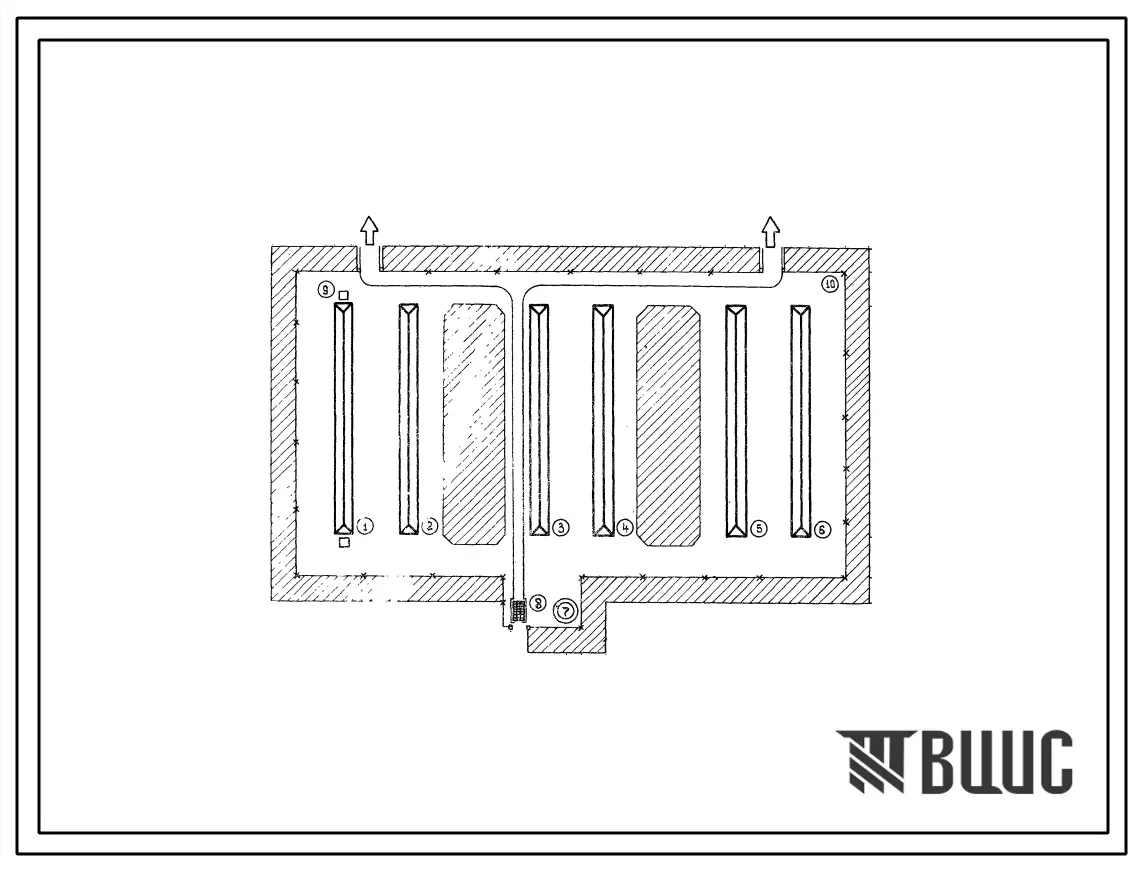 Типовой проект 817-104 Пункт по досушке сена методом активной вентиляции на 1000 т