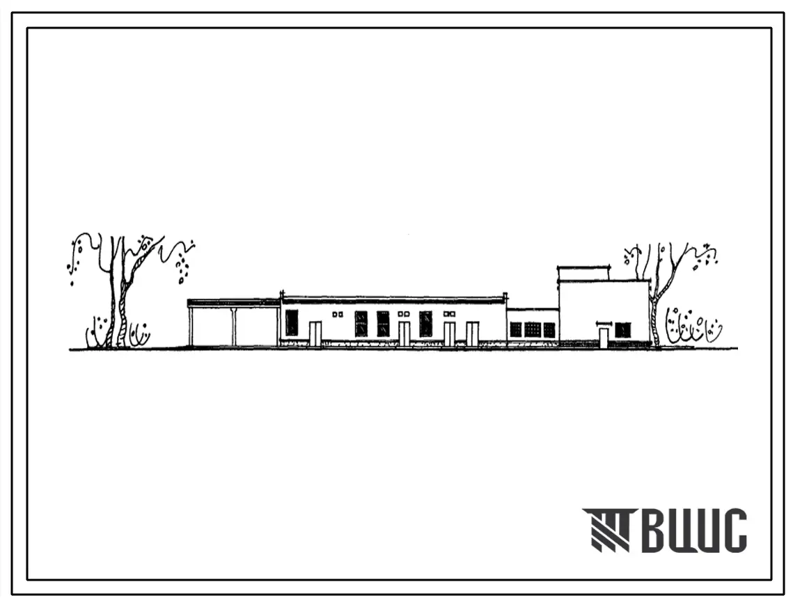 Типовой проект 413-39 Блоки хозцентров прудовых рыбоводных хозяйств  с площадью прудов 500га.