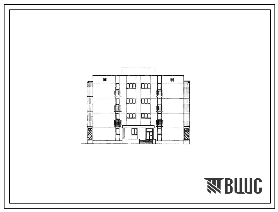 Типовой проект 112-79-10с 4-этажный 1-секционный дом на 16 квартир с 3-комнатными квартирами типа «Б». Для строительства в 4А климатическом подрайоне. В районах с сейсмичностью 9 баллов, на обычных и просадочных грунтах 1 типа.