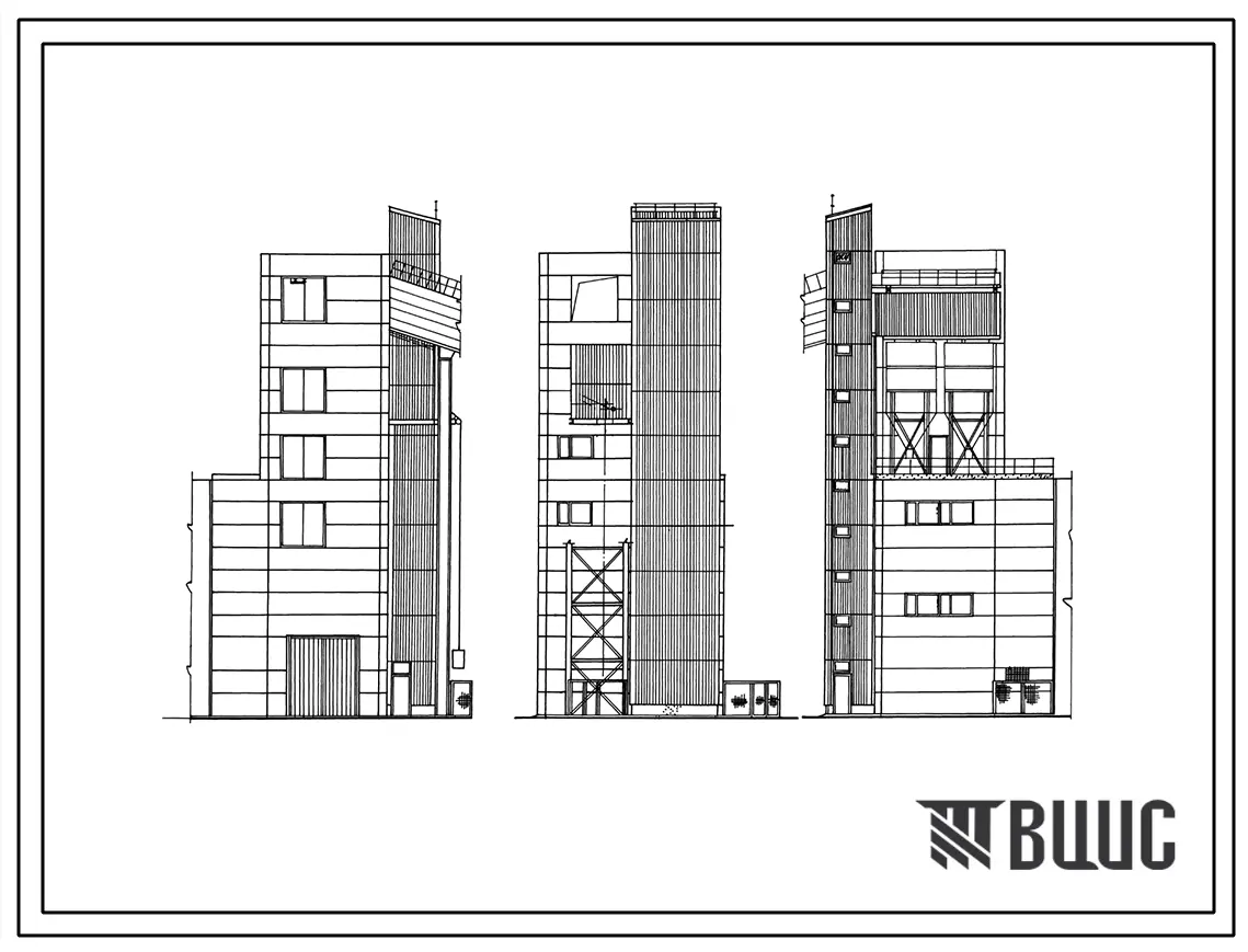 Типовой проект 409-28-41.86 Бетоносмесительный цех автоматизированный производительностью 30м3 тяжелых бетонных смесей в час (вариант цеха для заводов ЖБИ)Проект целиком !