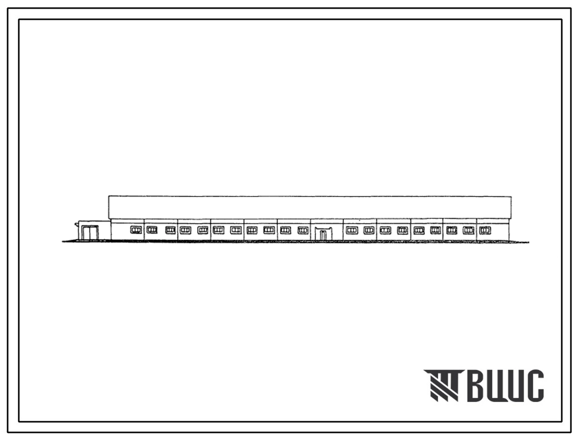 Типовой проект 801-2-77.13.86 Коровник на 200 коров привязного содержания (для строительства в Белорусской ССР)