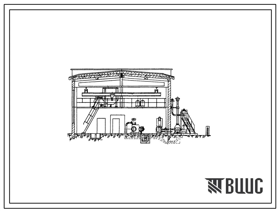 Типовой проект 904-1-15 Автоматизированная отдельностоящая компрессорная станция 4К-10А производительностью 40 м3/мин.