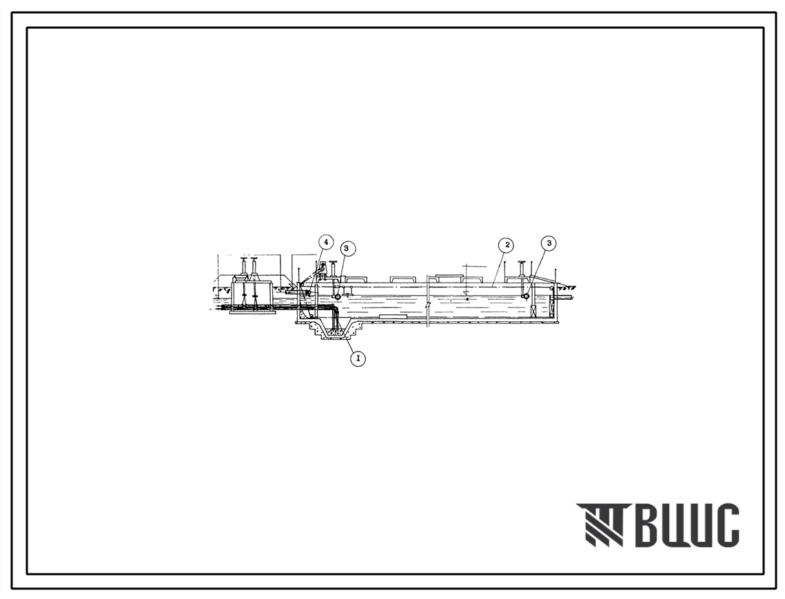 Типовой проект 902-2-41 Нефтеловушка из сборных железобетонных элементов на расход воды 45 л/сек